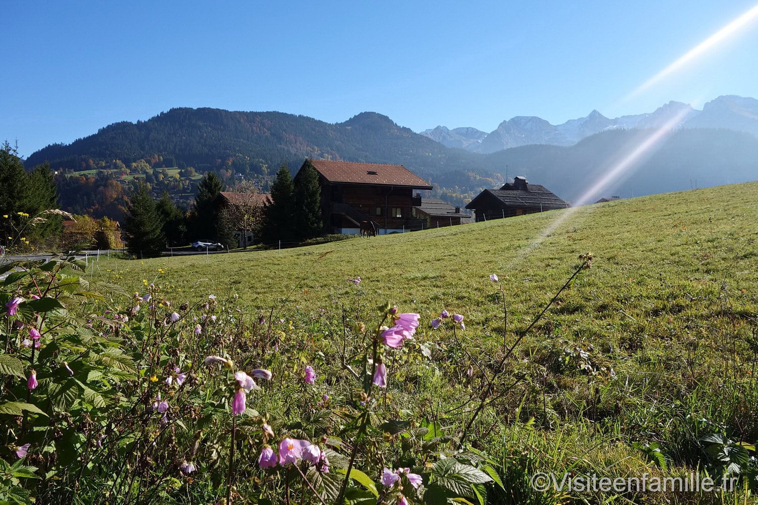 SaintJean de Sixt Visite en famille