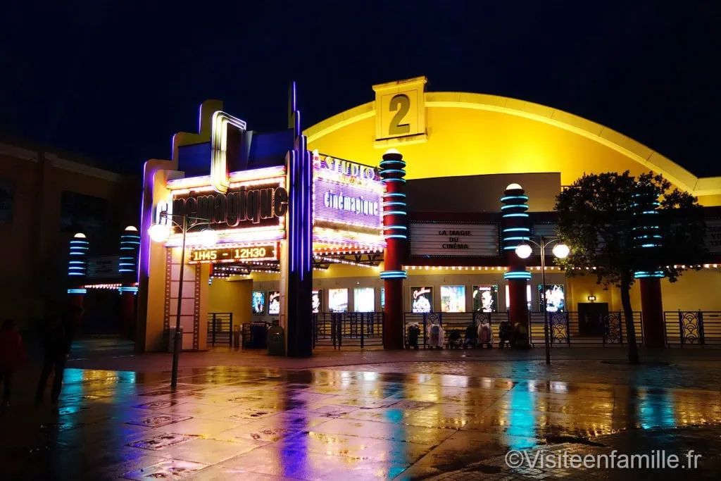 cinemagique de nuit à Walt Disney Studios Paris
