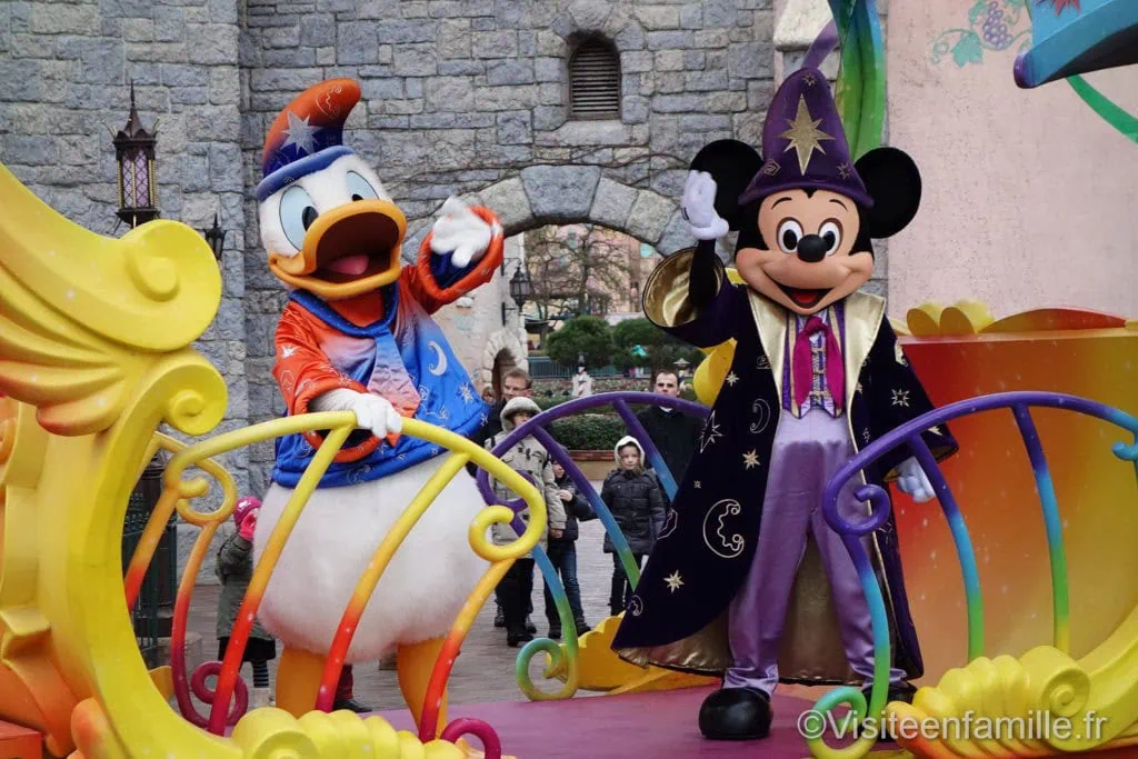 Donald et Mickey à Disneyland Paris