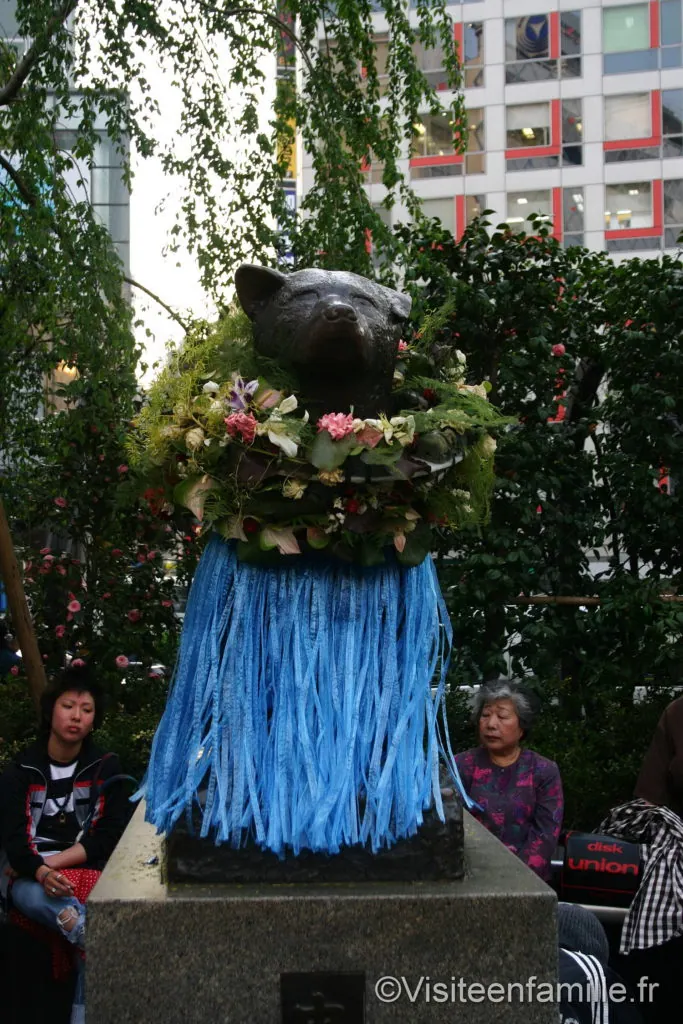 Tokyo Shibuya avec  la place Hachinko