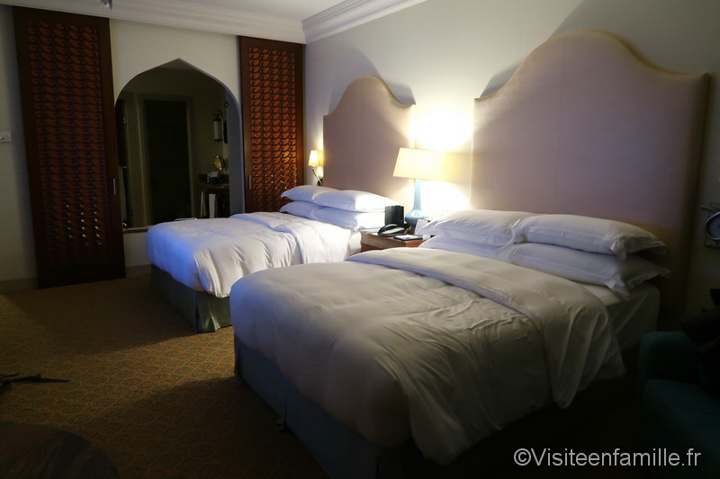 Les lits de l'hotel Atlantis The palm de Dubai