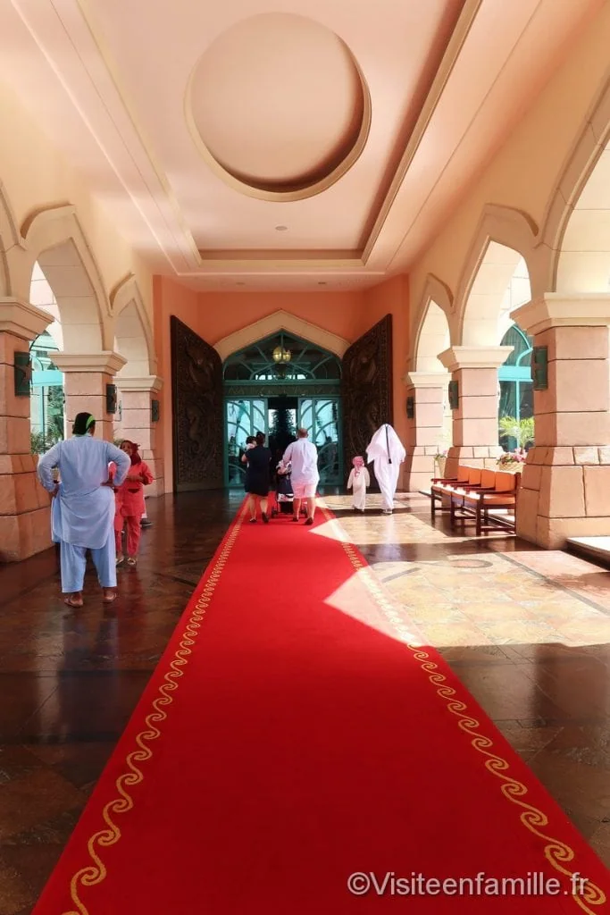 Entrée de l'hôtel Atlantis The Palm Dubai