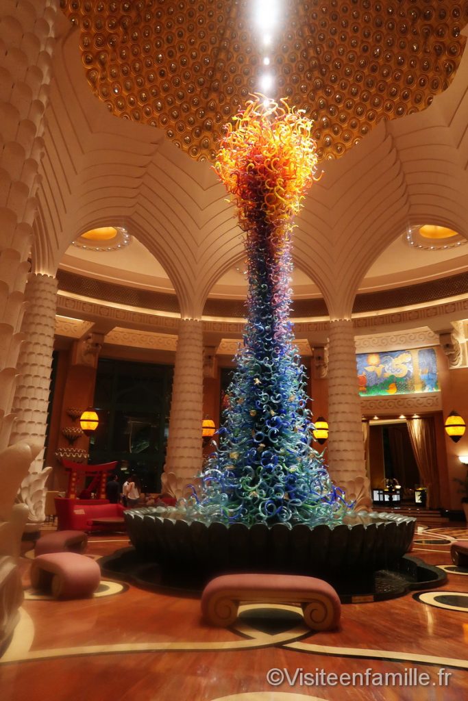 hall d'entrée de l'hôtel Atlantis The Palm Dubai