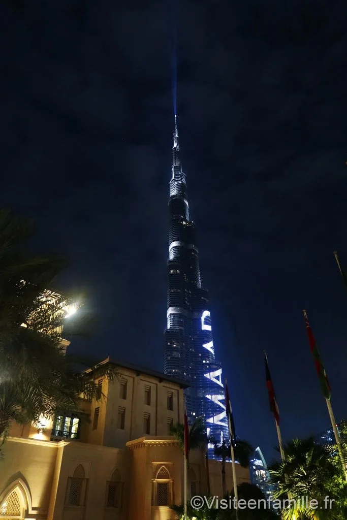 Burj Khalifa de nuit