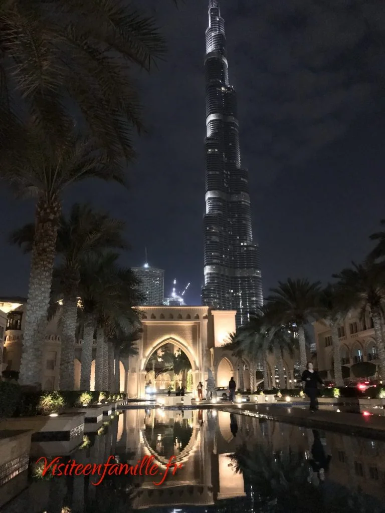 Burj khalifa de nuit