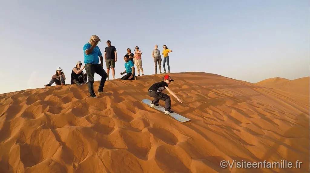 sandboard desert dubai