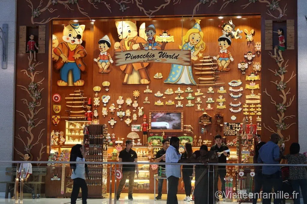 Pinocchio world dubai mall