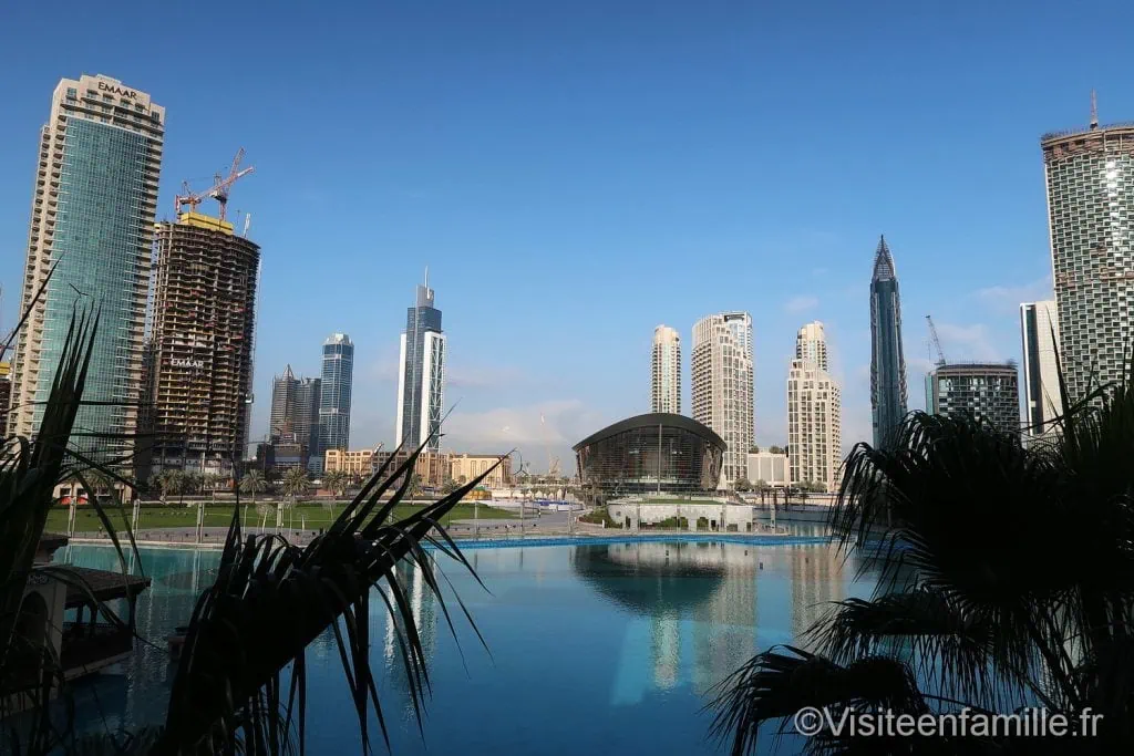 Opera de Dubai depuis la chambre du Palace Downtown Dubai