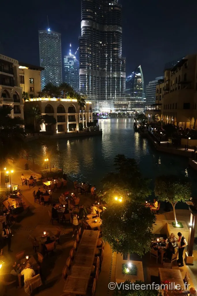 les restaurants depuis Palace Downtown Dubai