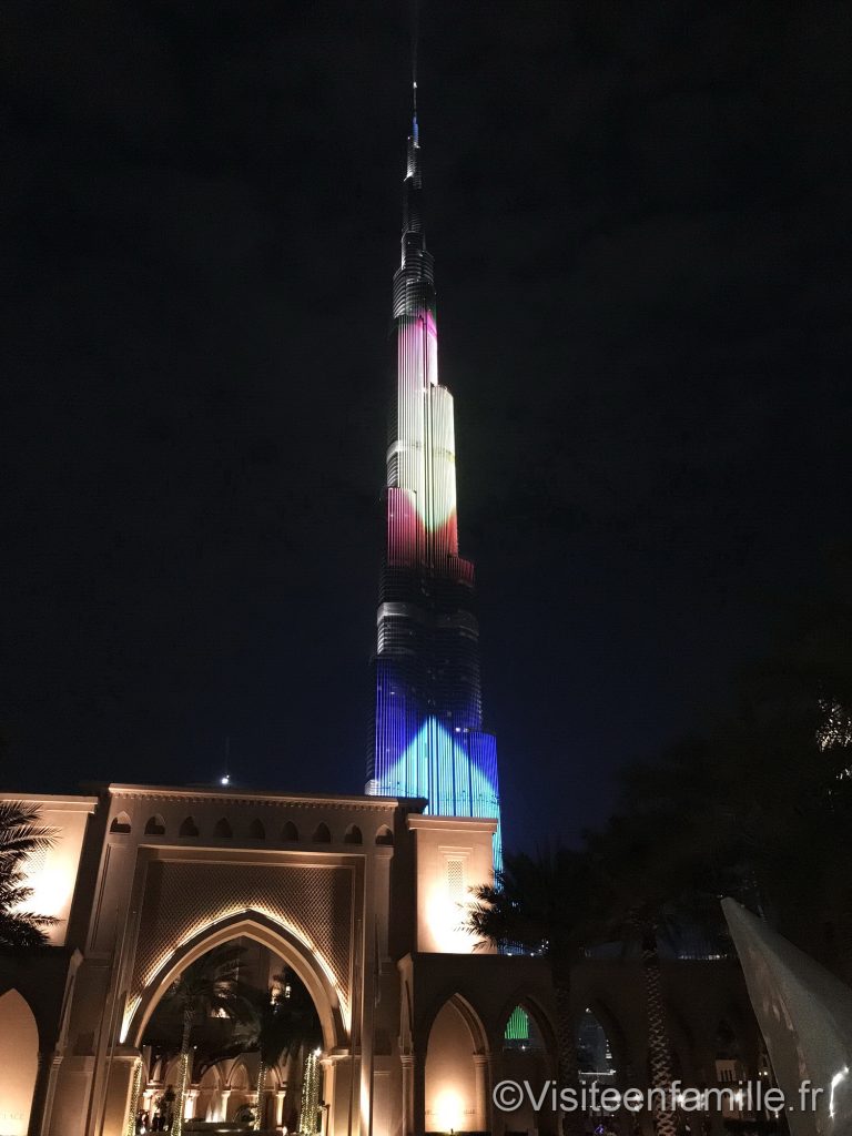 Burj Khalifa de nuit Palace Downtown Dubai