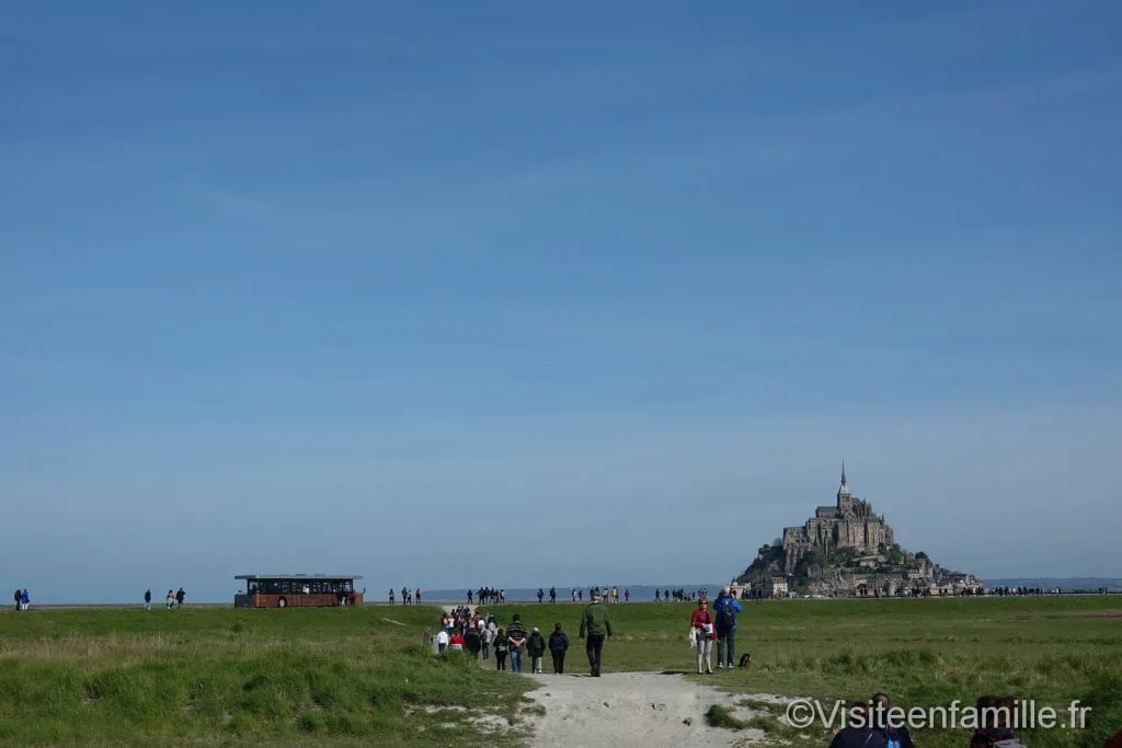 Marche pour aller au mont Saint Michel
