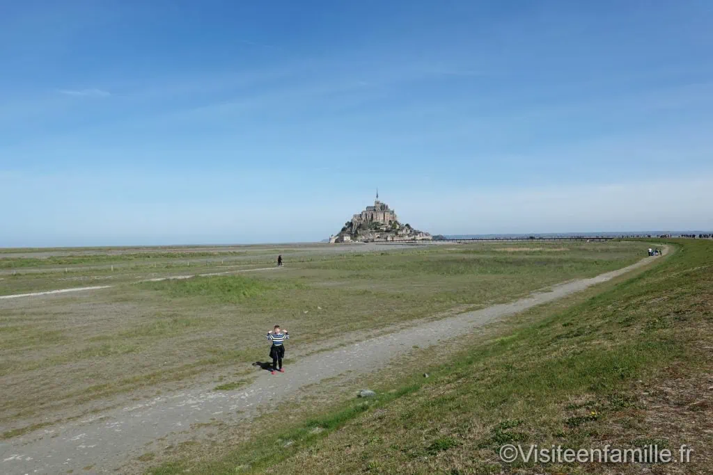 Le mont Saint Michel vu de la terre
