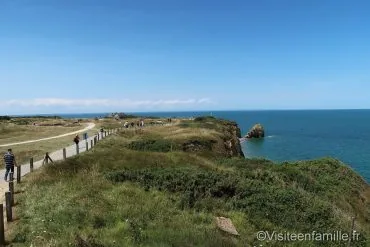 La pointe du Hoc, un site du débarquement fortement accidenté
