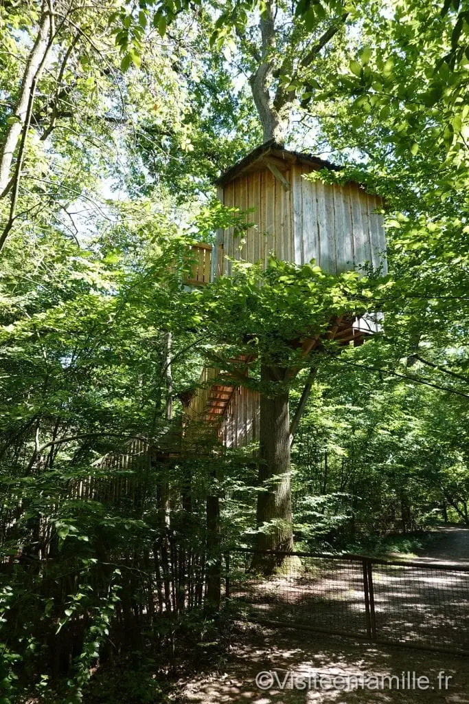 chambre dans les arbres du parc sainte croix
