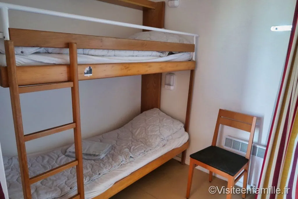 la chambre pour les enfants du club Belambra Omaha beach