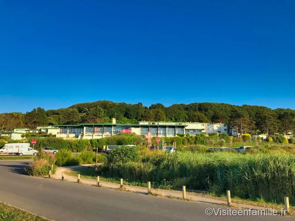 vu depuis le parking du Belambra Club Omaha beach Colleville-sur-mer