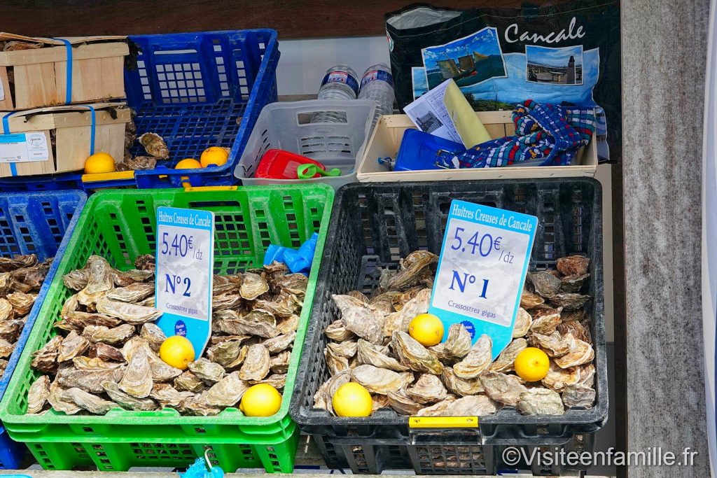 le marché aux huîtres de cancale