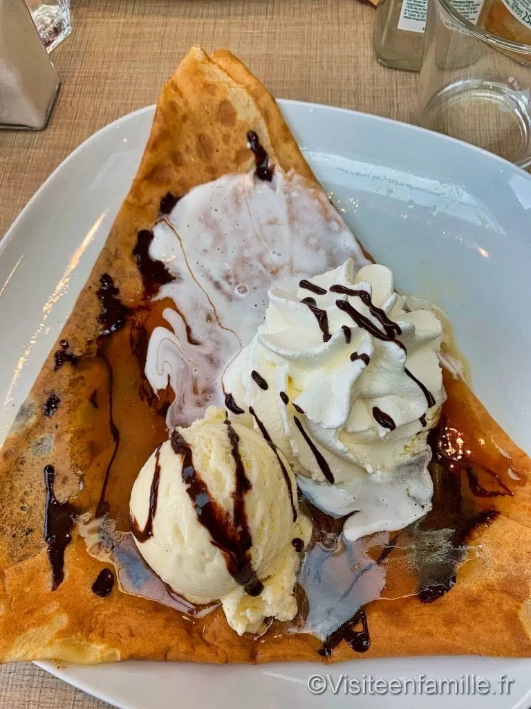 crèpe au restaurant Le Tourmentin
