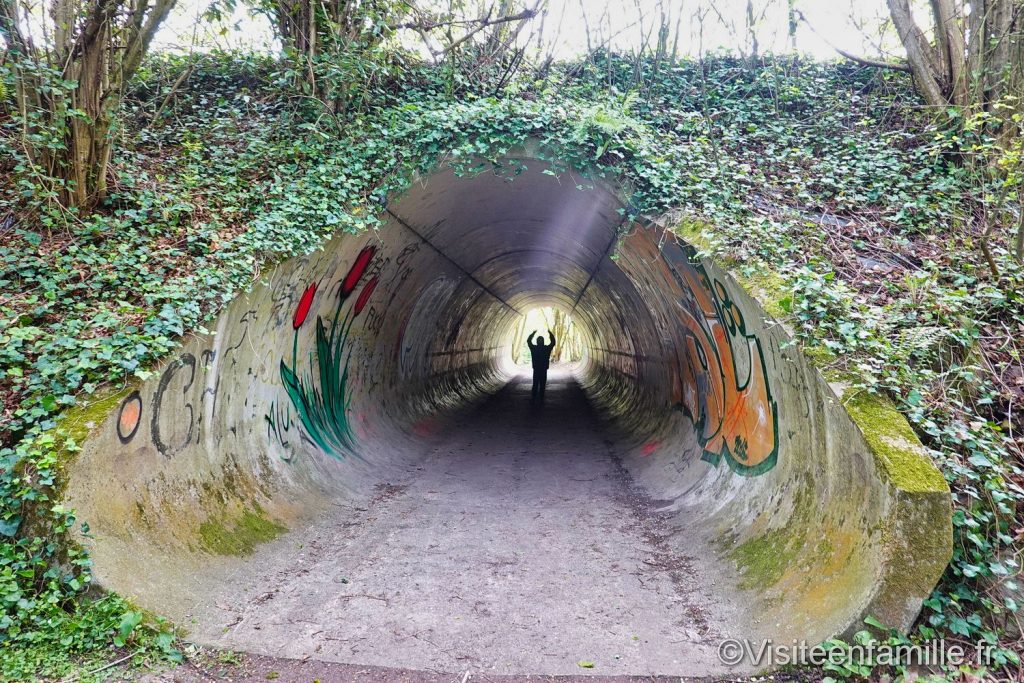 Tunnel pour se rendre à Cancale depuis le village Cancalais