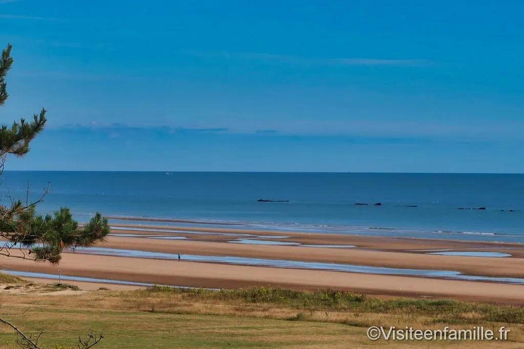La plage de Omaha beach de nos jours