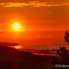 Coucher de soleil sur Omaha beach
