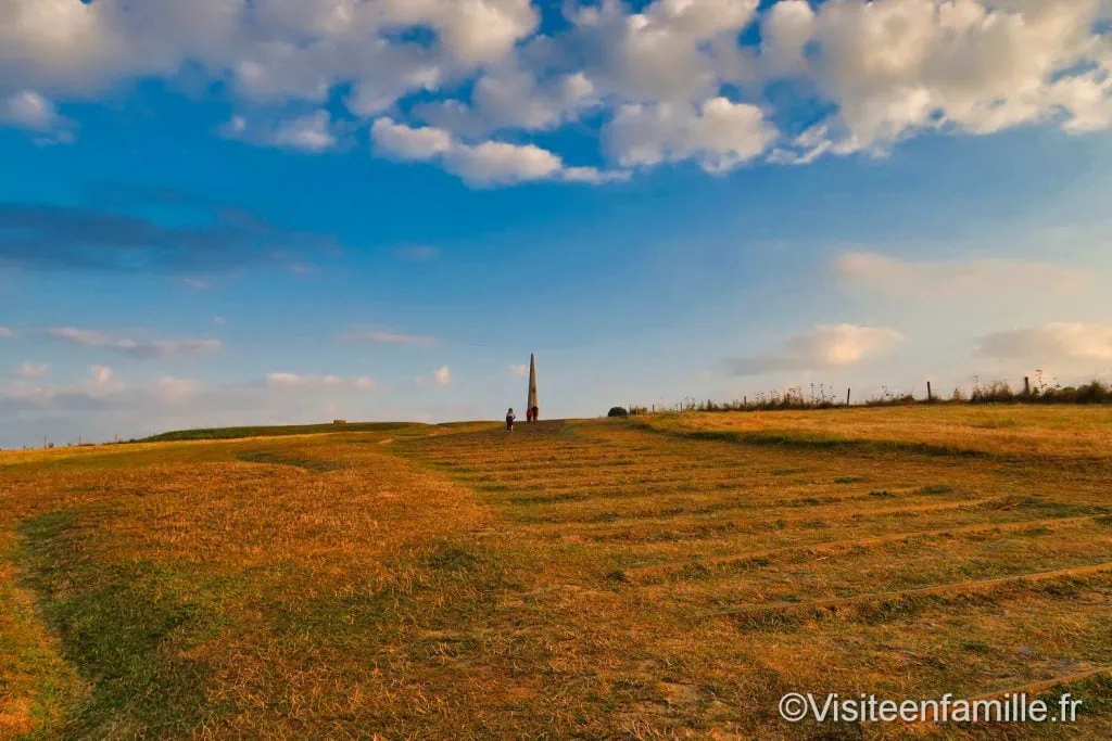 Monument en l'honneur des soldats à Omaha beach