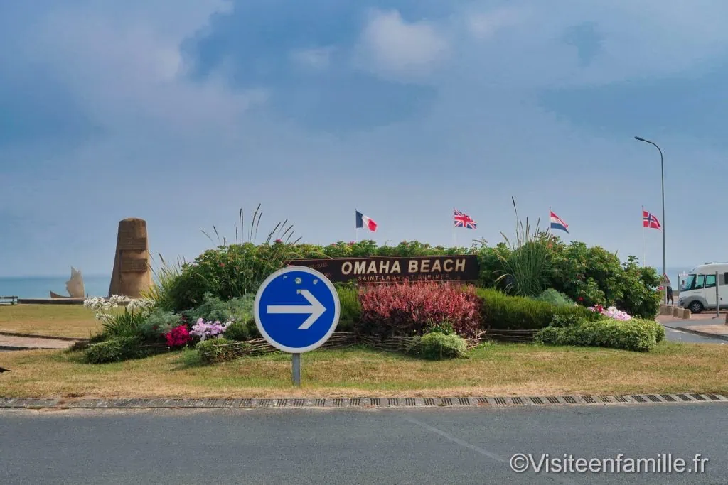 rond point Saint-Laurent-sur-Mer