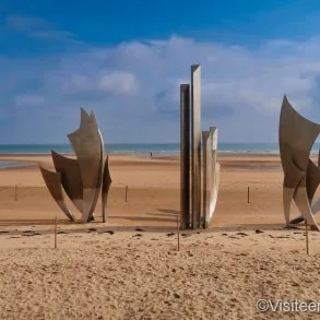 Omaha Beach du côté de Saint-Laurent-sur-Mer