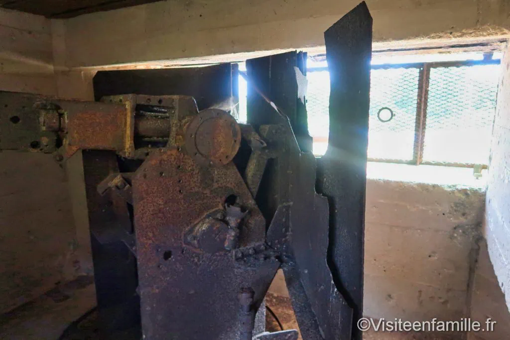 intérieur Bunker le Ruquet Normandie