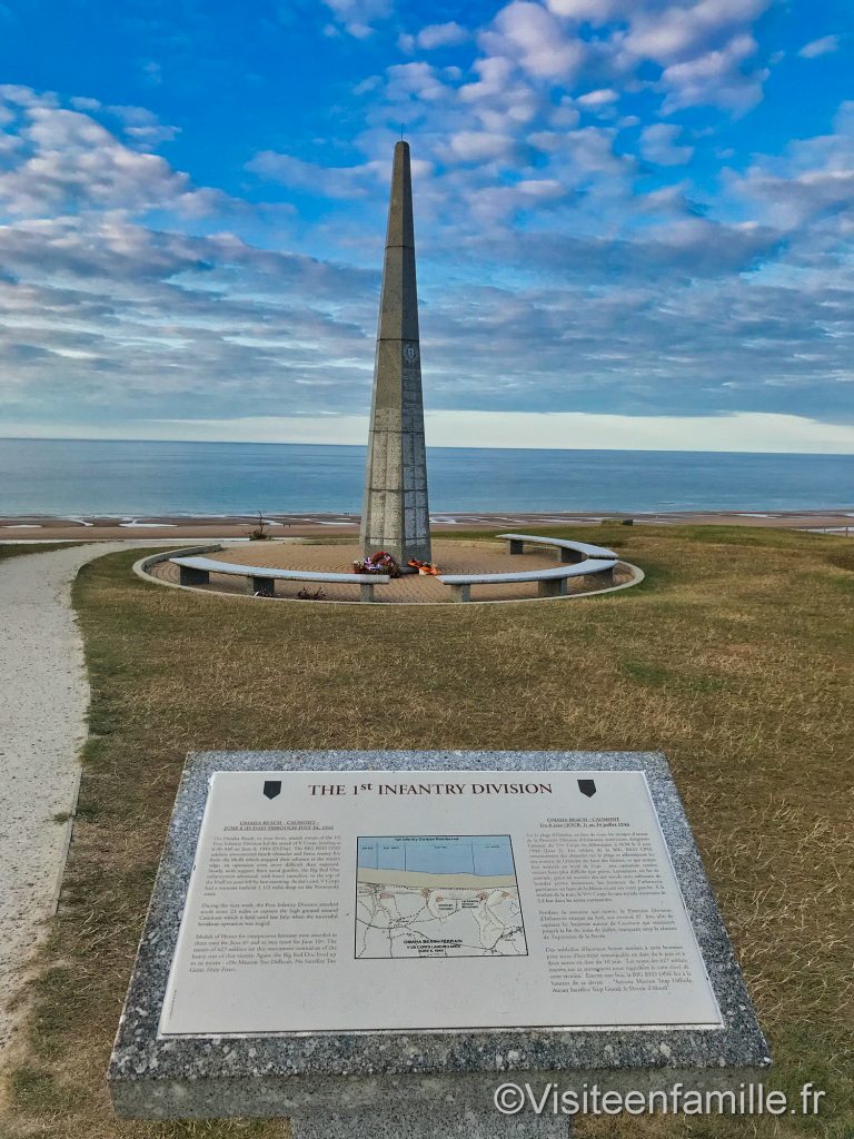Monument 1ere division d'infanterie US Omaha beach