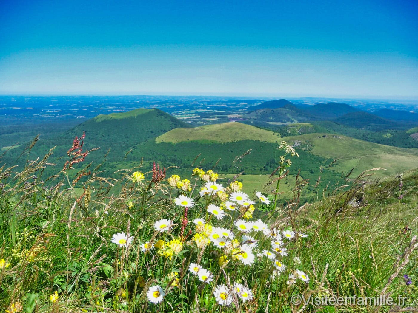 Une journée au Puy de Dôme Visite en famille