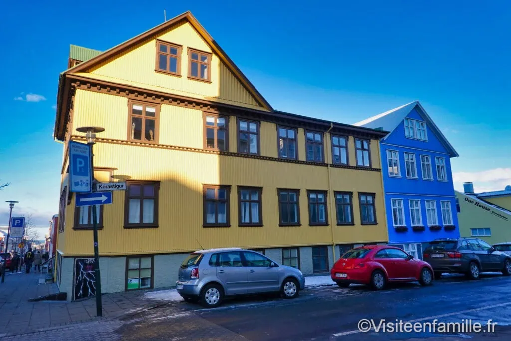 maisons colorées de Reykjavik Les maisons colorées de Reykjavík