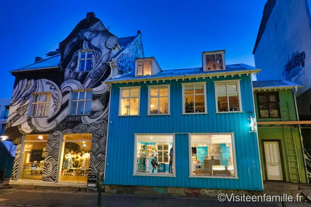 maisons colorées de Reykjavik Les maisons colorées de Reykjavík