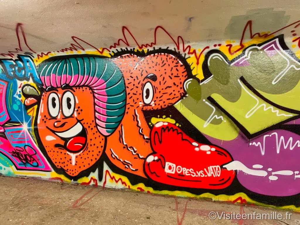 tag dans un souterrain de Reykjavik