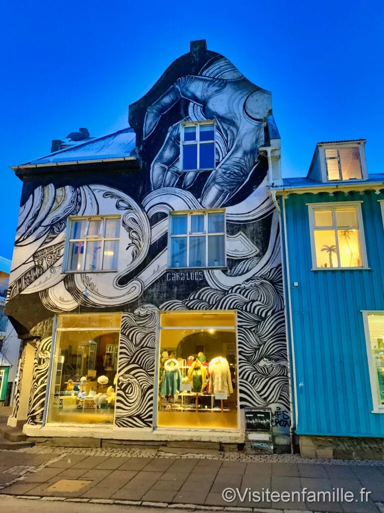 Fresque murale Reykjavik