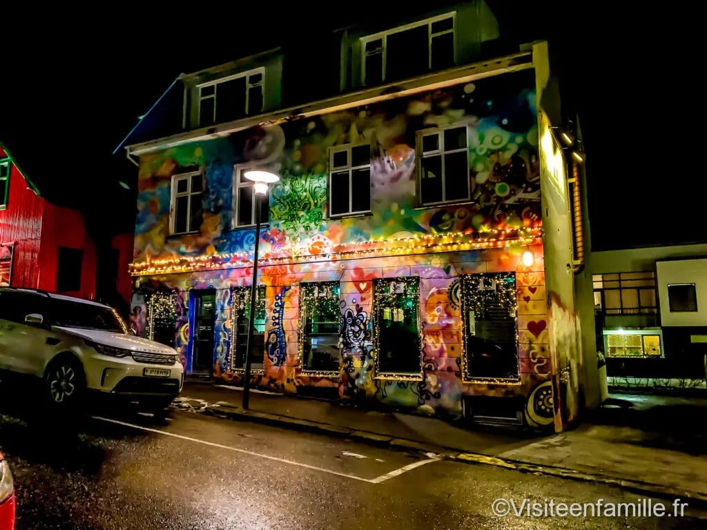 Maison colorée Reykjavik