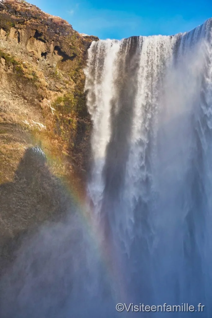 chute skógafoss islande
