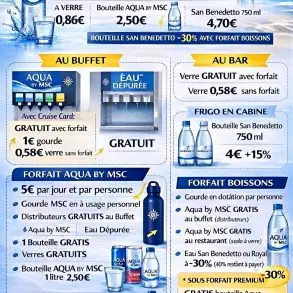 Aqua by MSC : tout comprendre sur le nouveau système d&rsquo;eau à bord des croisières MSC